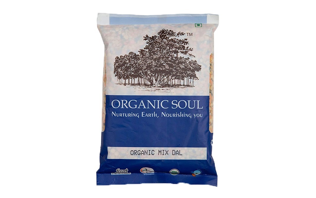Organic Soul Organic Mix Dal    Pack  500 grams